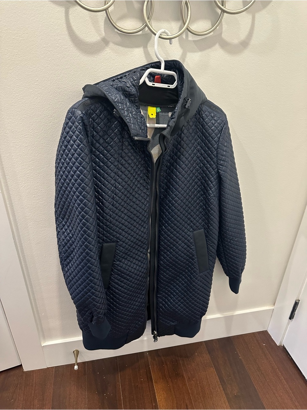 Quilted Geox hooded women jacket